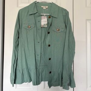 Simply Noelle Sage Utility Jacket